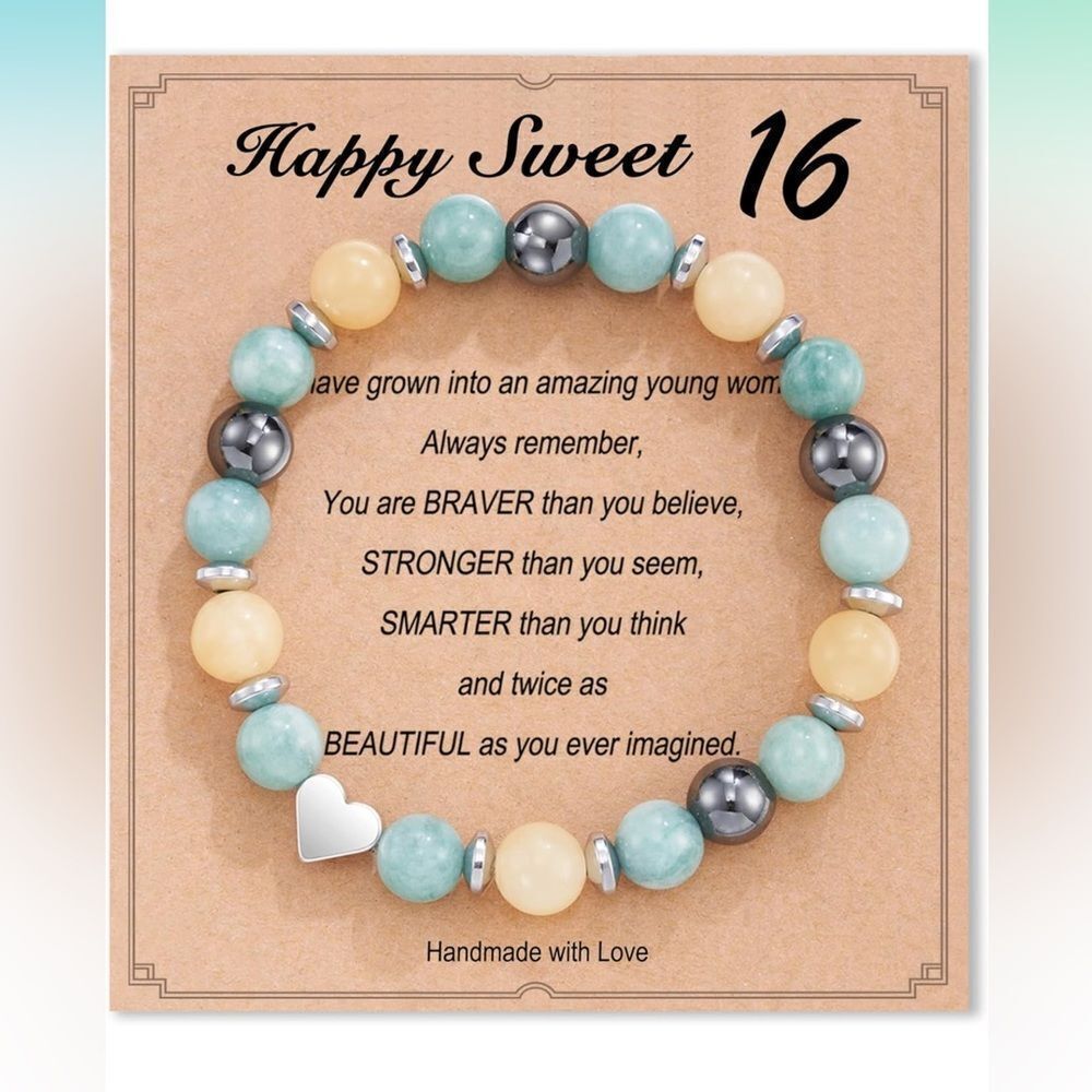 HGDeer - Sweet 16 birthday beaded bracelet